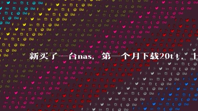 新买了一台nas,第一个月下载20t+,上传5+,不会被网警盯上吧?